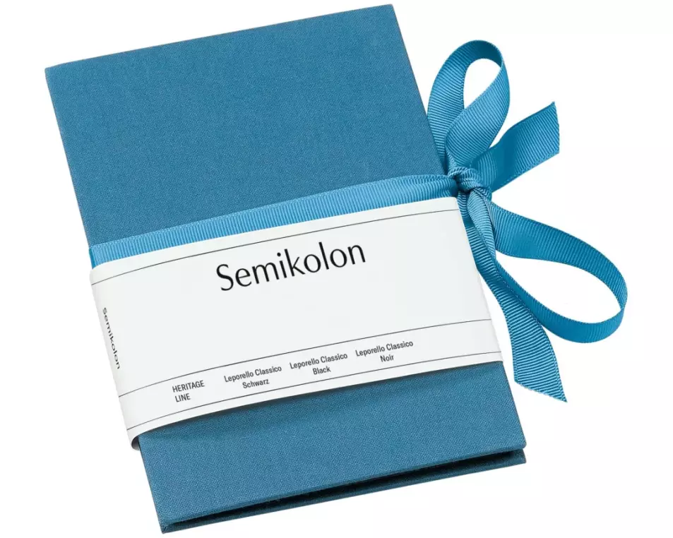 Semikolon Fotoalbum Leporello Classico Blau