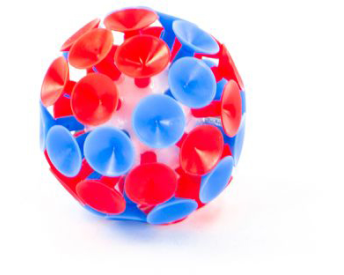 ROOST Saugnapfball leuchtend GL214 Saugnapf