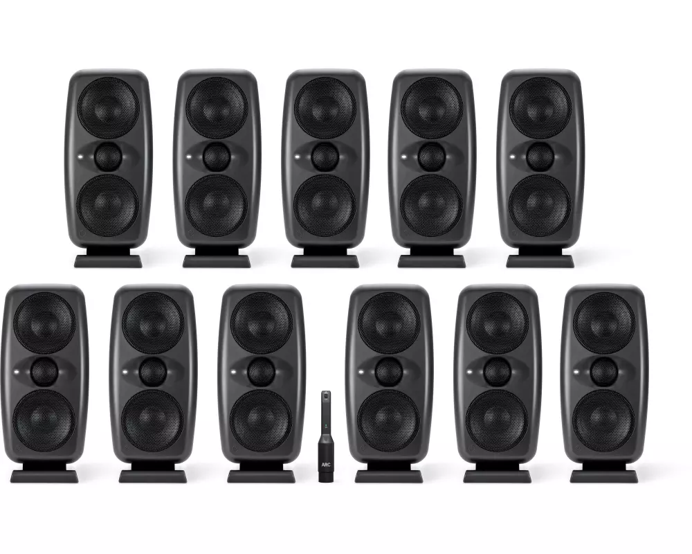 IK Multimedia Studiomonitore iLoud MTM MKII Immersive Bund Schwarz