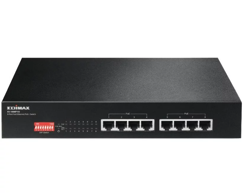 Edimax PoE+ Switch ES-1008P V2 8 Port