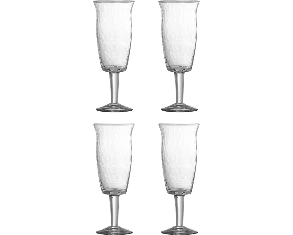 Bloomingville Rotweinglas Asha 125 ml, 4 Stück, Transparent