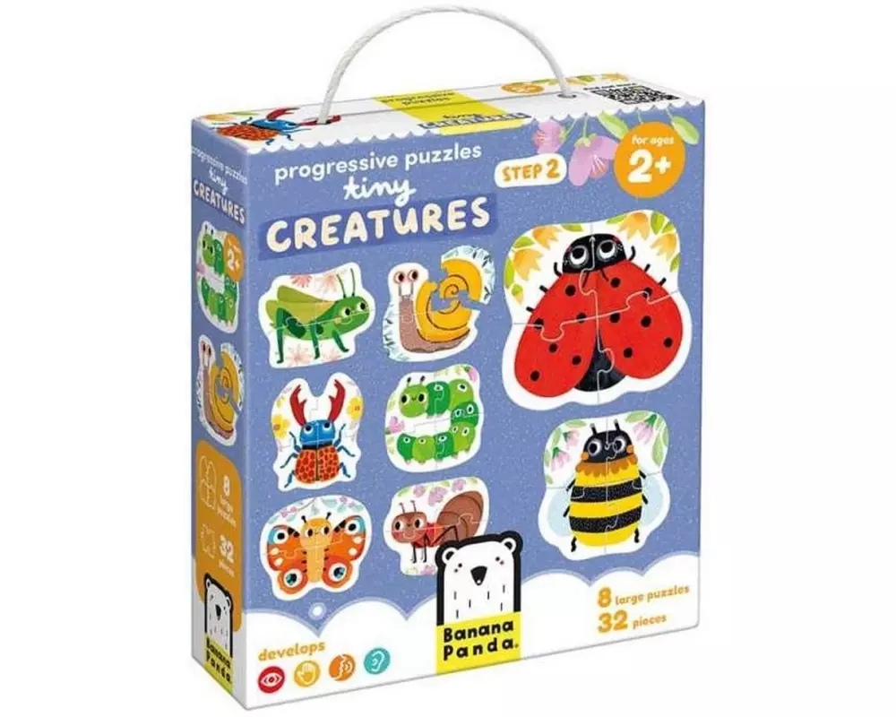 Banana Panda Puzzle Progressive Kleine Kreaturen