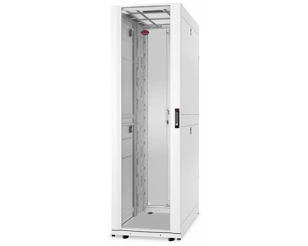 APC NetShelter SX, 42U, 750mm Wide x 1200mm Deep, Networking Enclosure, with Sides, White