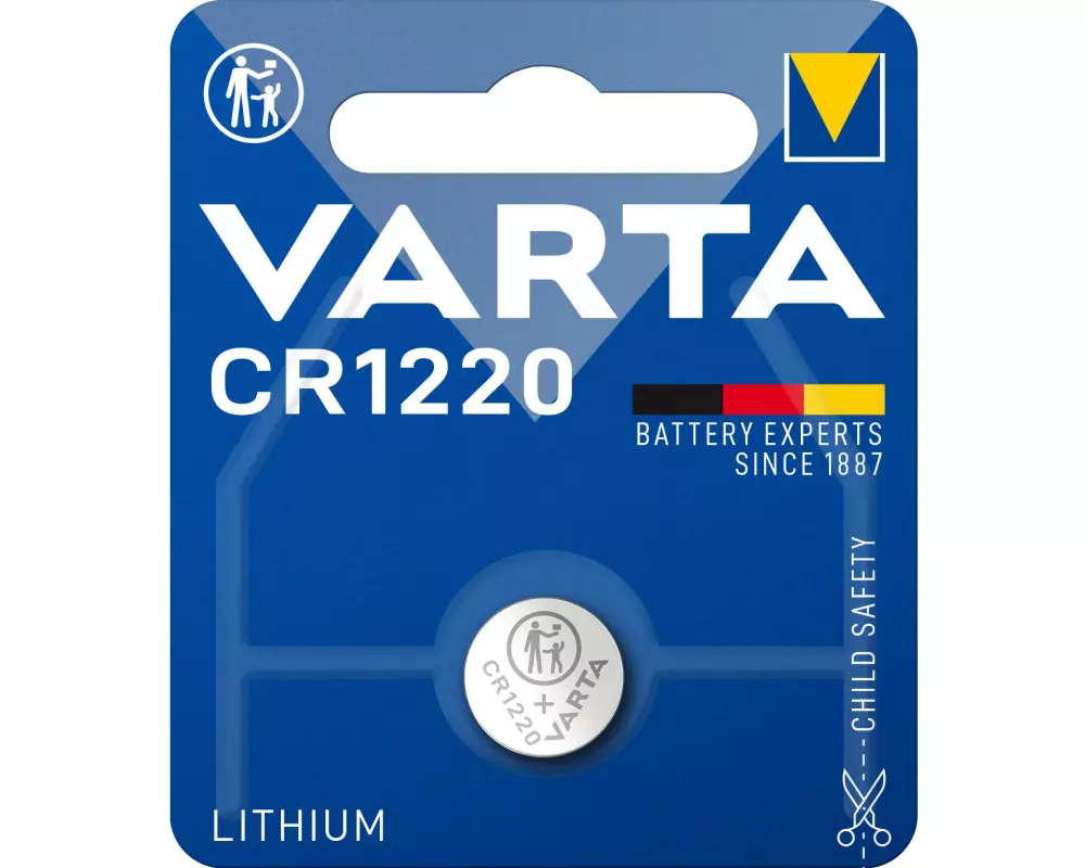 Varta Knopfzelle CR1220 , 1 Stück