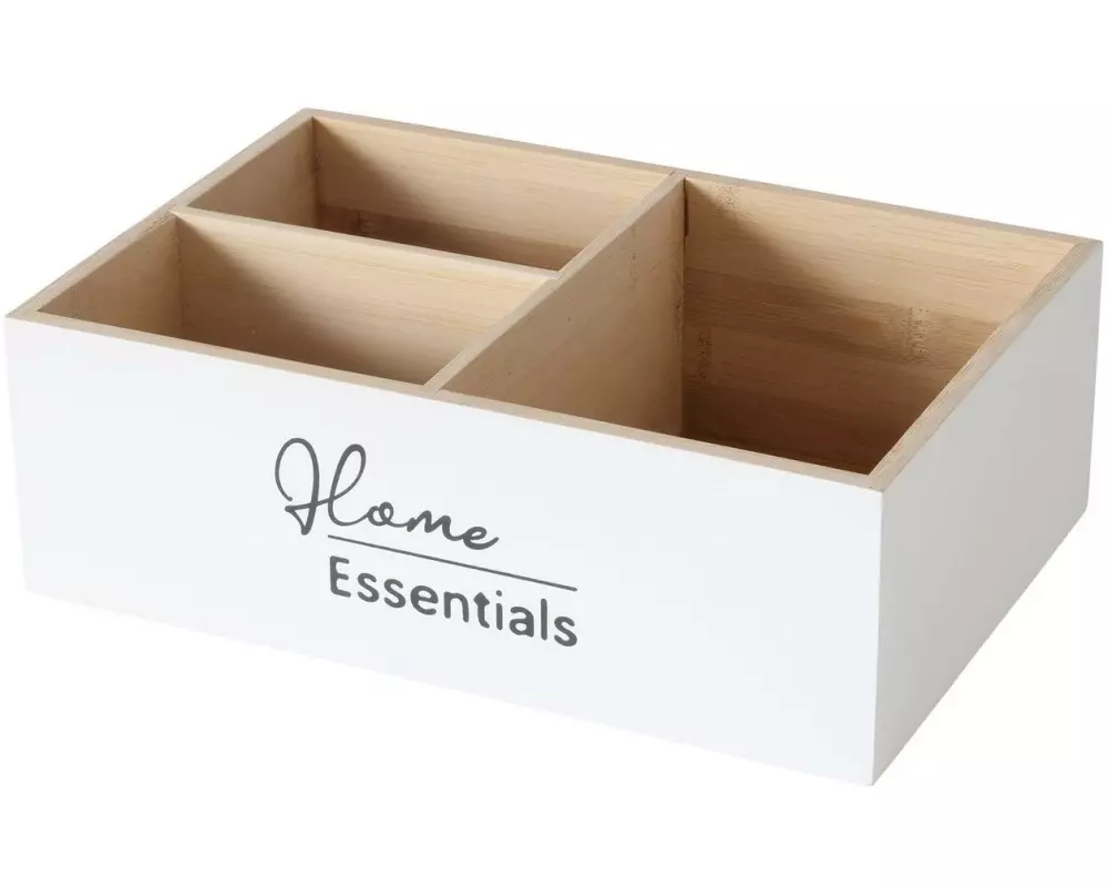 Boltze Aufbewahrungskiste Essentials 30 x 20 cm, Weiss