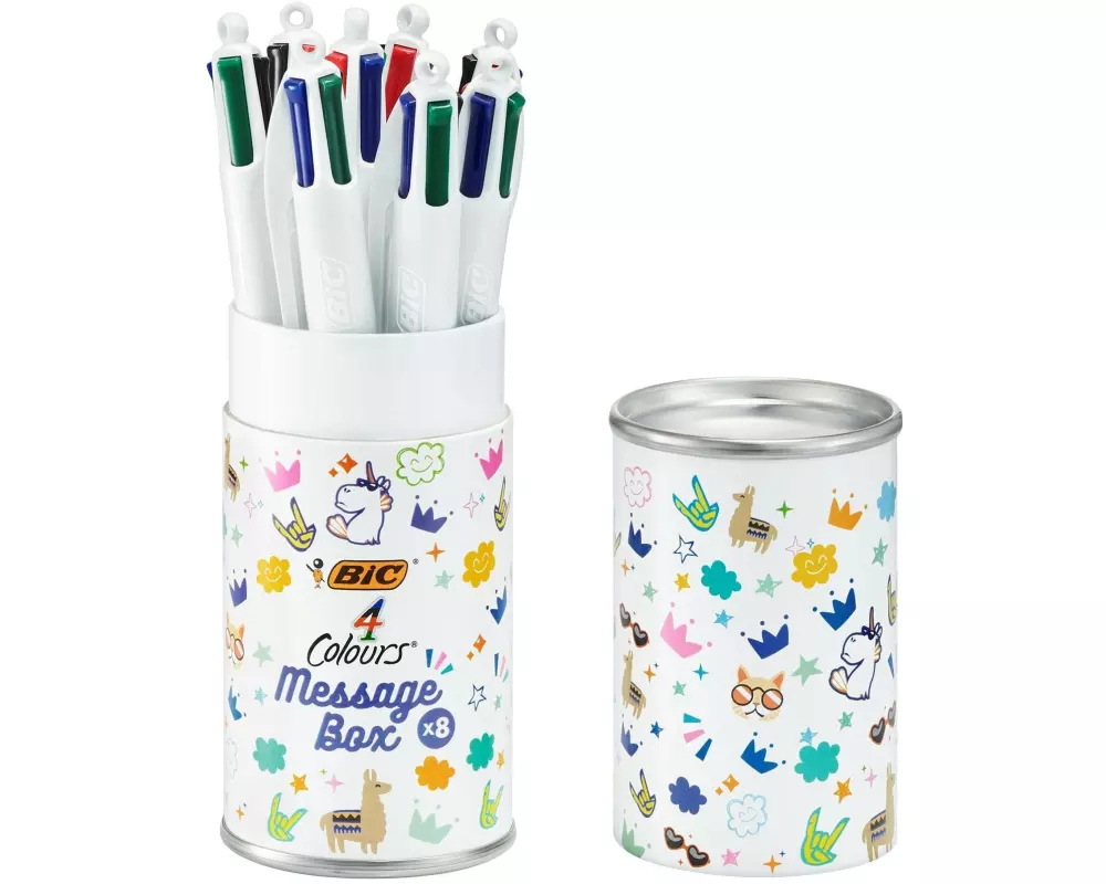 BIC Kugelschreiber Message Box 8 Stück