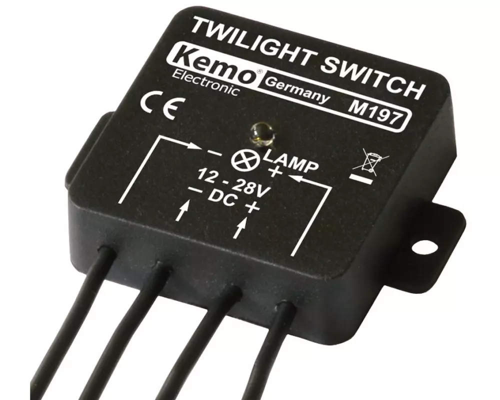 Kemo Dämmerungsschalter 12-28 V/DC