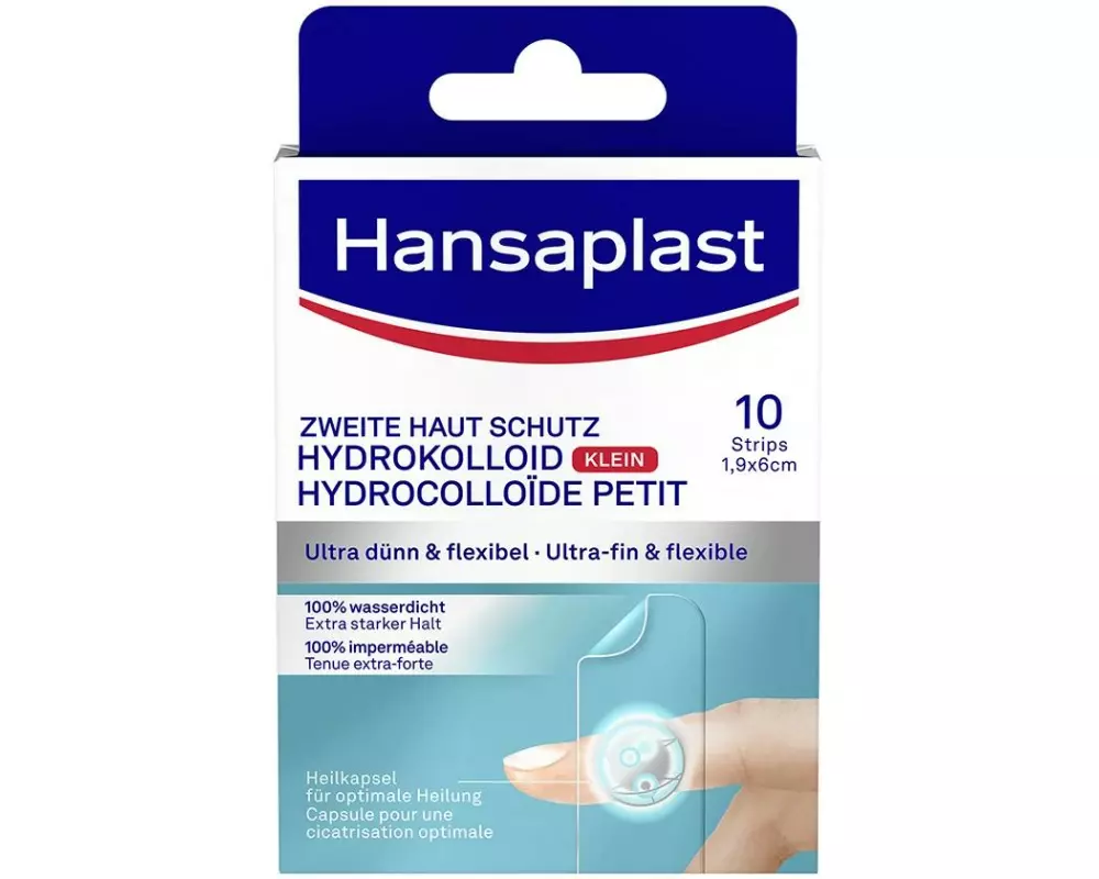 Hansaplast Wundpflaster Zweite Haut Schutz Hydrokolloid Klein 6 Stück
