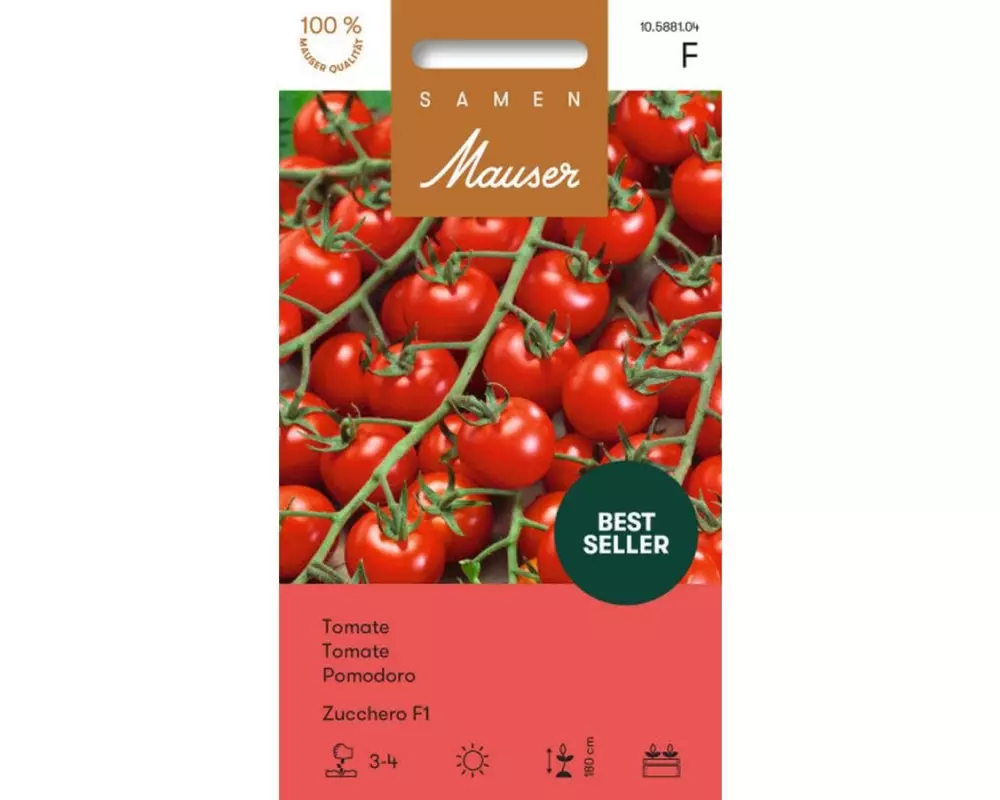 Samen Mauser Samen Tomate Zucchero F1 Kirschtomate Zucchero F1