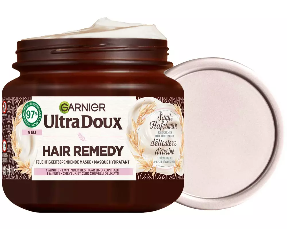 Garnier Haarmaske Sanfte Hafermilch 340 ml