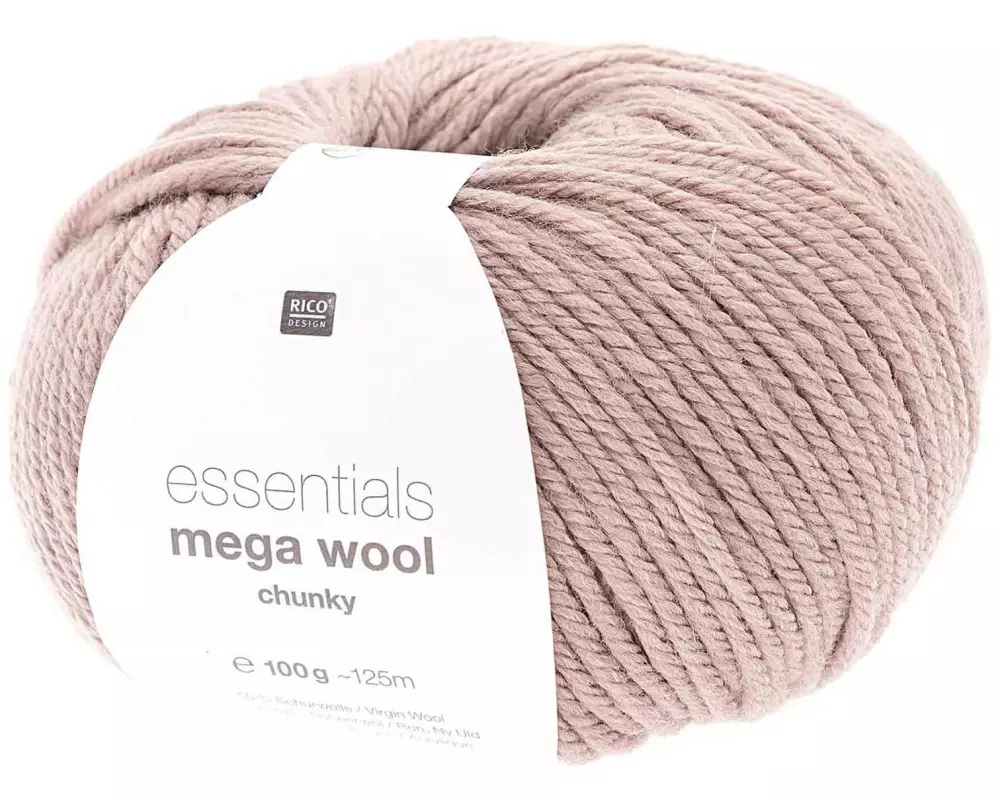 Rico Design Wolle Essentials Mega Wool chunky 100 g, Mauve
