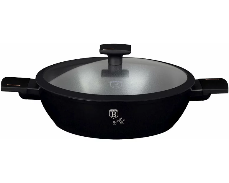 Berlinger Haus flacher Kochtopf mit Deckel Ø 28cm Monaco Collection