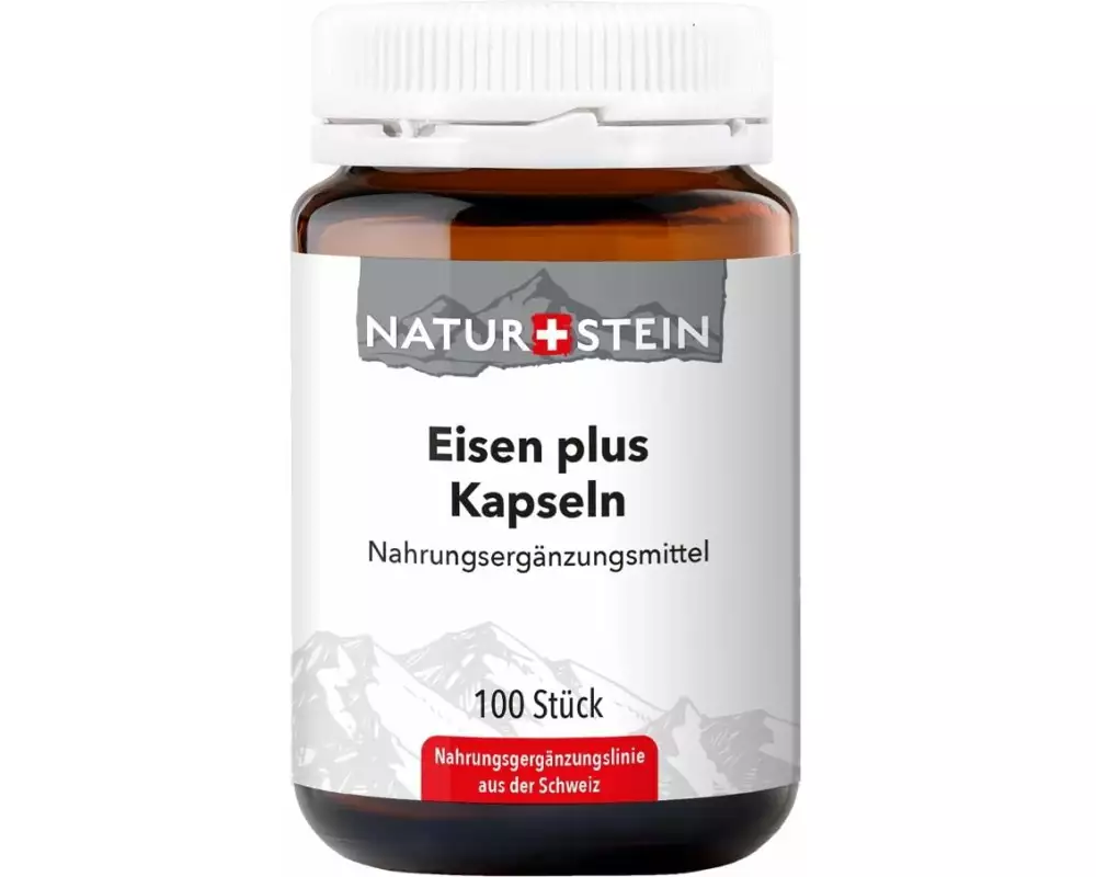 Naturstein Eisen plus Kapseln 100Stk