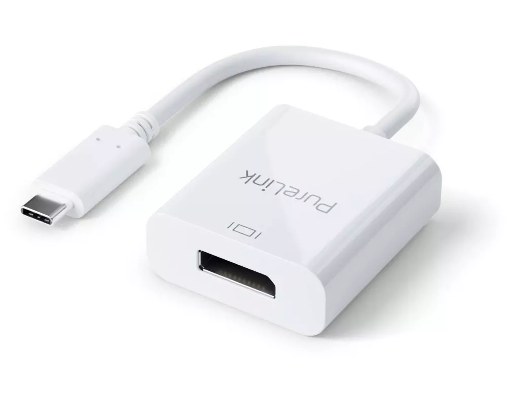 PureLink Adapter IS200 USB Type-C - DisplayPort, Weiss