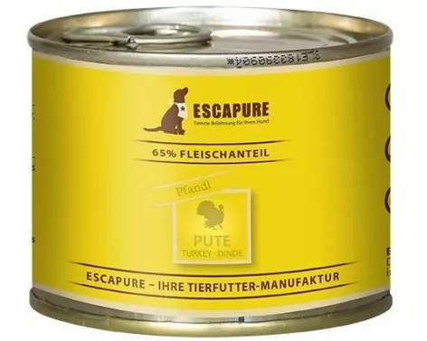 Escapure Nassfutter Puten Pfandl, 200 g