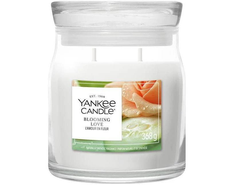 Yankee Candle Signature Duftkerze Blooming Love Signature Medium Jar