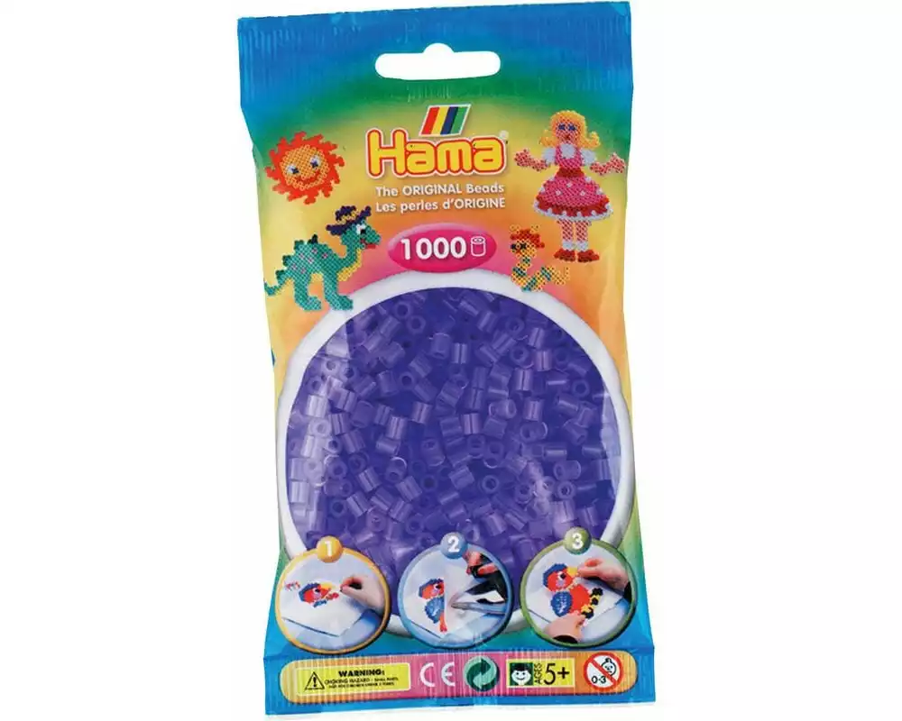 Hama Bügelperlen Midi Flieder, 1000 Stück