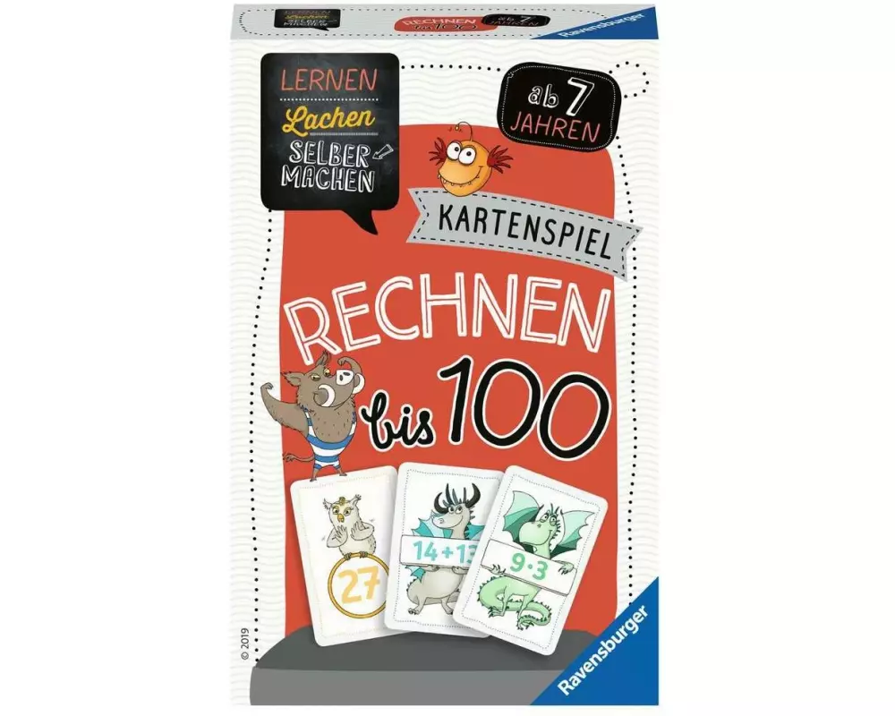 Ravensburger Kinderspiel Lernen Lachen Selbermachen: Rechnen bis 100