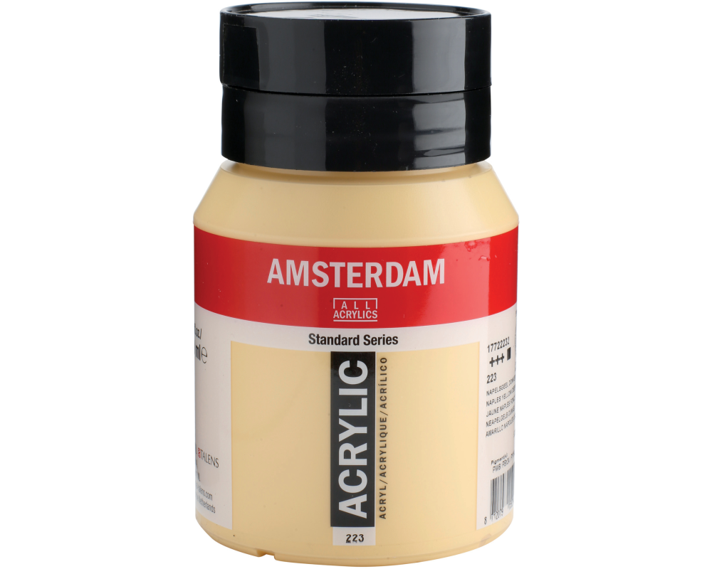 AMSTERDAM Acrylfarbe 500ml 17722232 neapelgelb dunkel 223