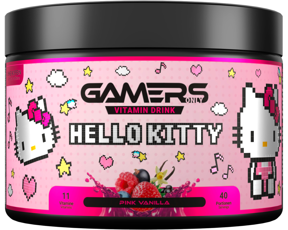 GAMERSONLY Vitamin Drink Powder 40 Port. 9120119171963 Hello Kitty Pink Vanilla