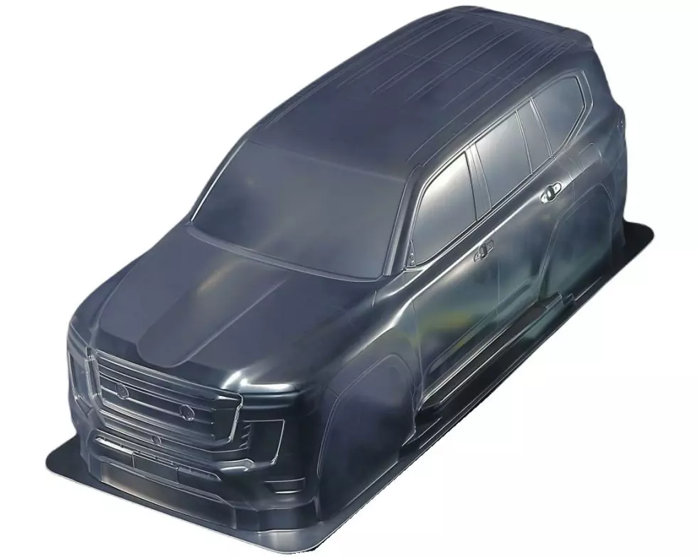 Tamiya Karosserie Toyota Land Cruiser 300 unlackiert, 1:10
