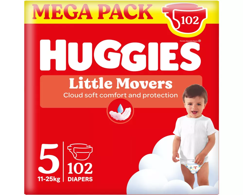 Huggies Windeln Little Movers Grösse 5