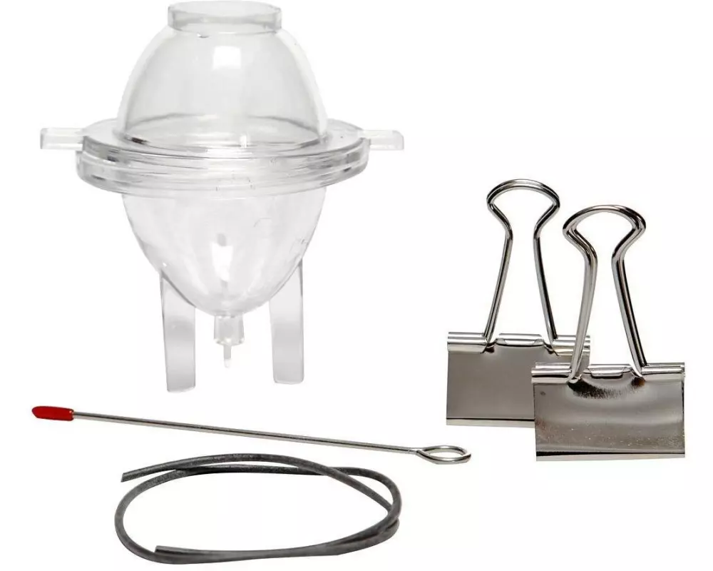 Creativ Company Kerzengiessform Transparent, 1 Set