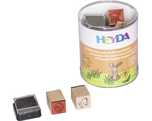 HEYDA Stempel-Dose Frühling 204888484 15 Stück