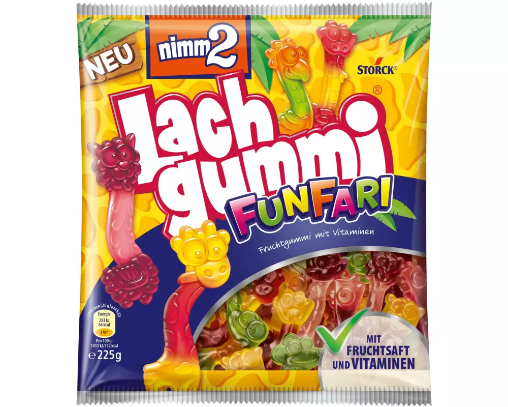 Storck Nimm2 Lachgummi FunFari 225 g