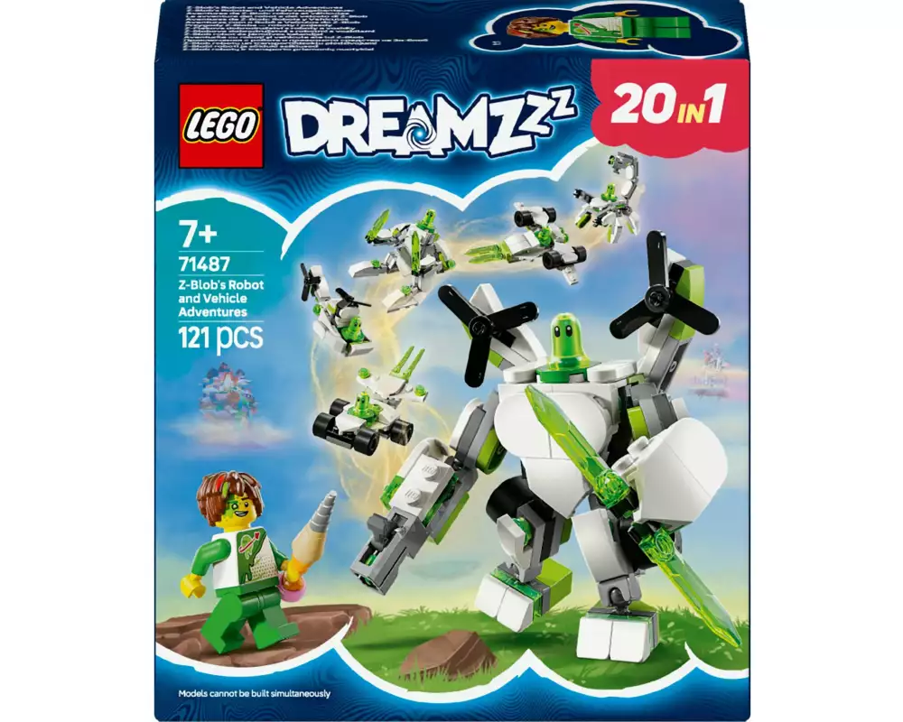 LEGO® DreamZzz Z-Blobs Roboter – Fahrzeugabenteuer 71487