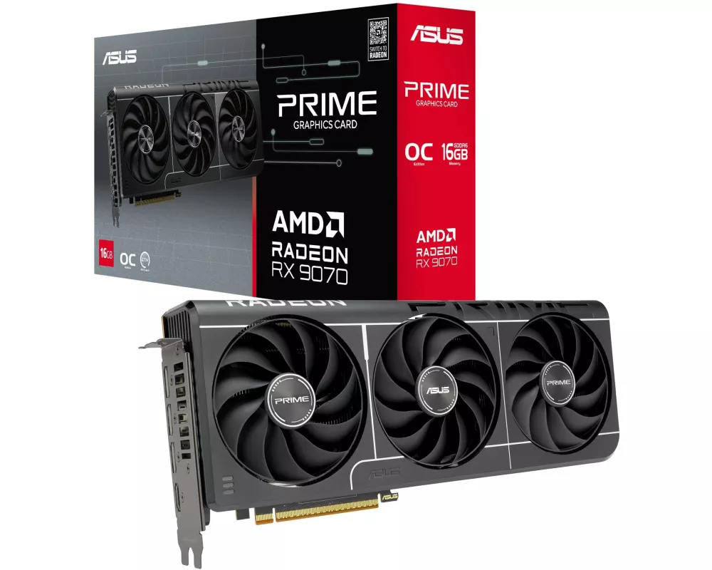 ASUS Grafikkarte Prime Radeon RX 9070 OC Edition 16GB