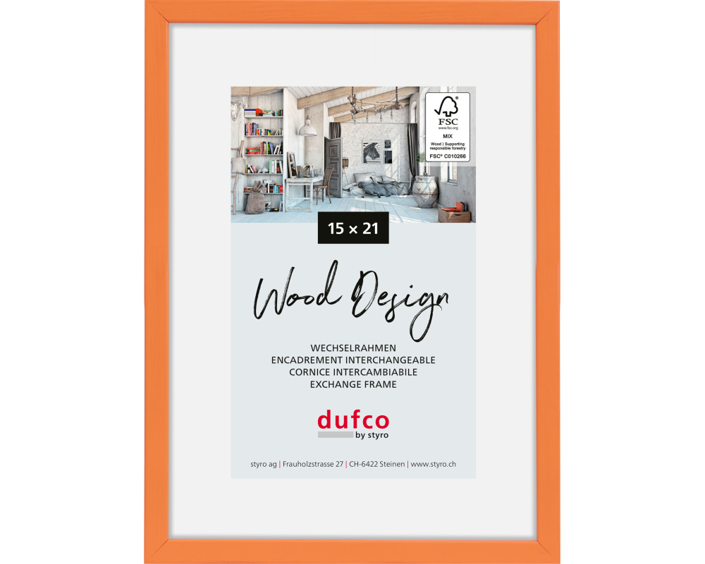 DUFCO Bilderrahmen Hay 15x21cm 1610.81102 orange