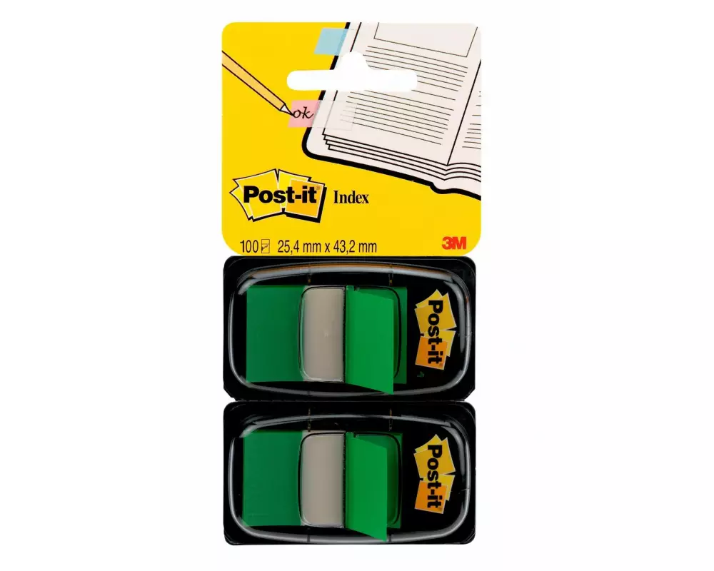 Post-it Page Marker Post-it Index 680-B2 Grün, 2 Stück