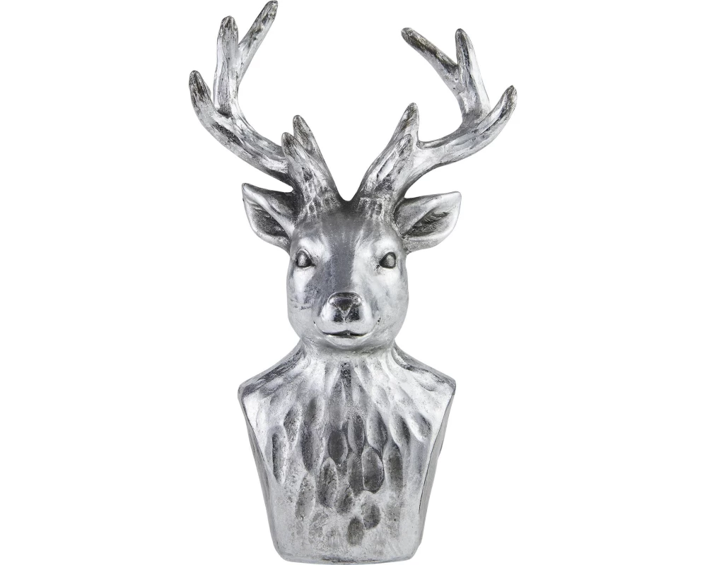 EGLO Weihnachtsfigur Hirsch Lamlash Weihnachtsdeko, Silber