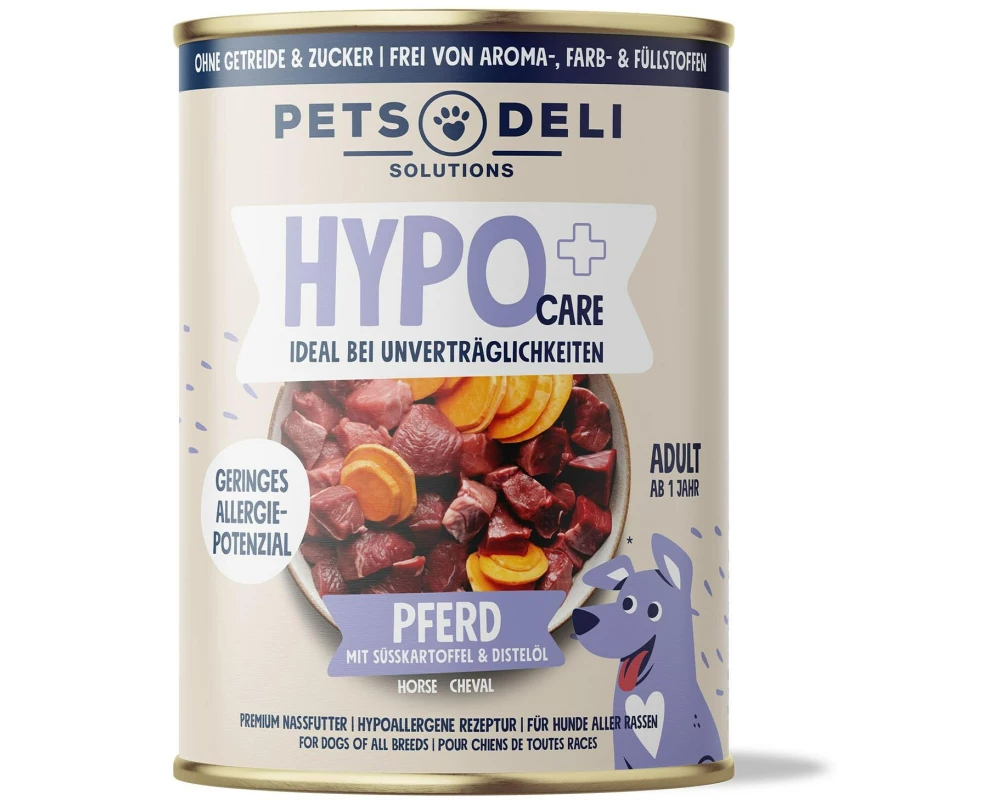 Pets Deli Dog Hypo Pferd, Süsskartoffel, Distelöl