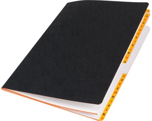 NEUTRAL Wachstuchheft Reg. 21 x 29,7m 02.11.30.48. weiss 80g, 4x4mm 48 Blatt