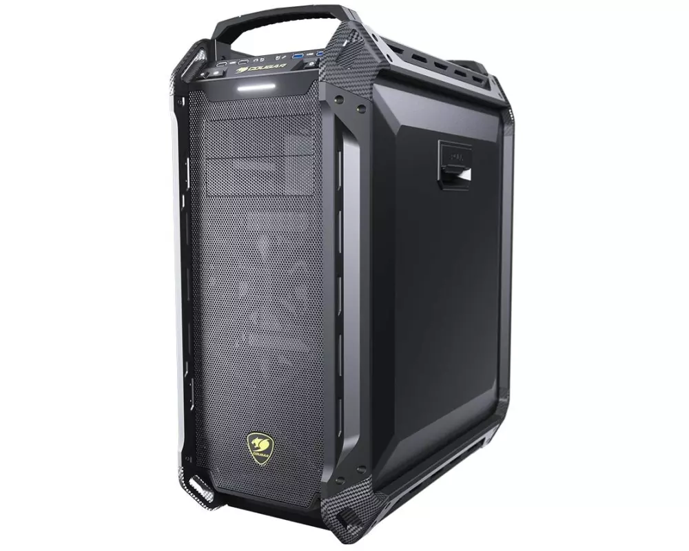 Cougar Panzer Max G Full-Tower Mesh Metall Gehärtetes Glas Schwarz