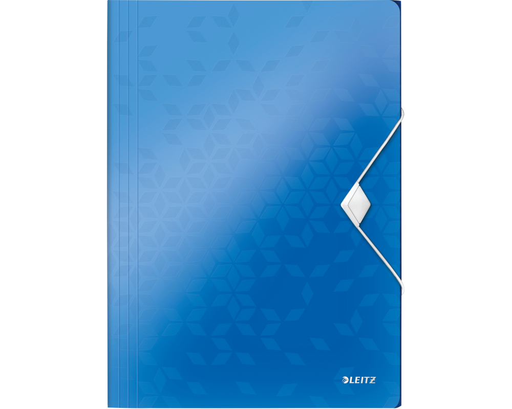LEITZ Gummibandmappe WOW A4 45990036 blau für 150 Blatt
