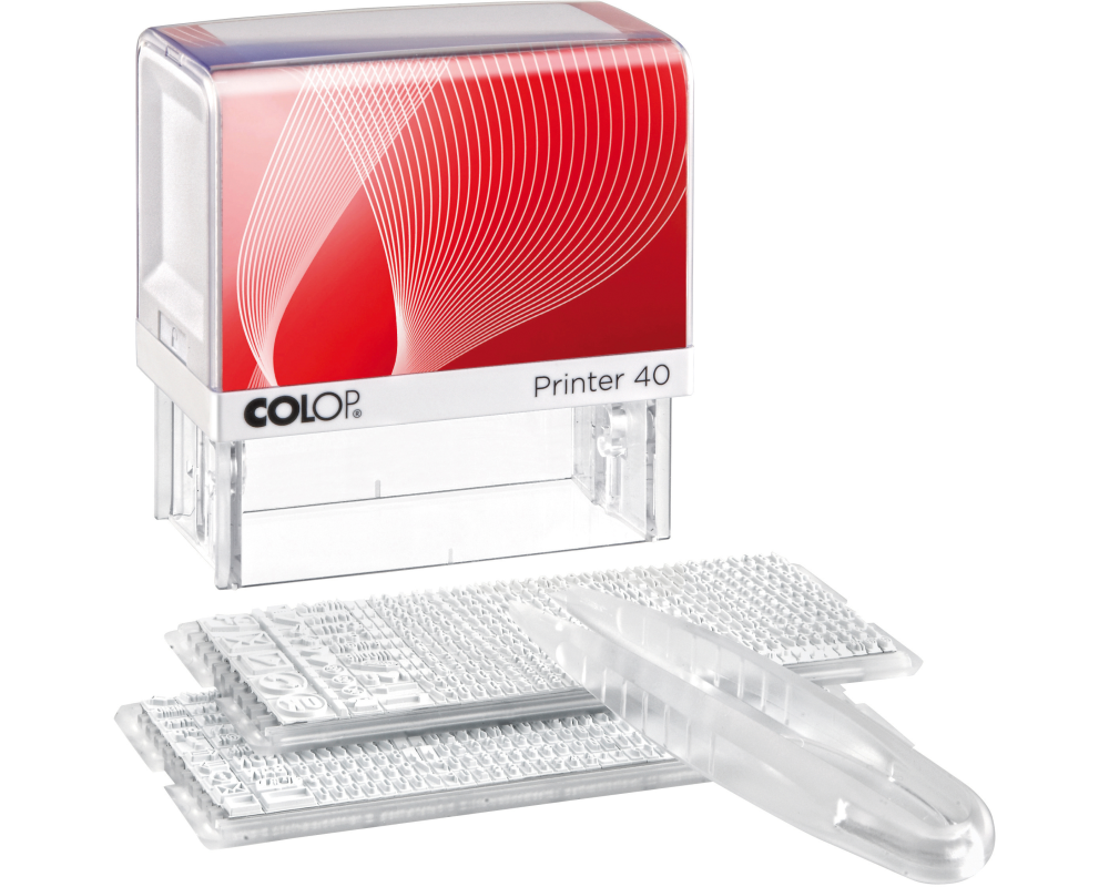 COLOP Mehrtextstempel 40/2-SET 5 Zeilen 59x23mm