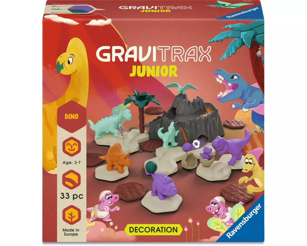 Ravensburger Kugelbahn Zubehör GraviTrax Junior Extension Dino