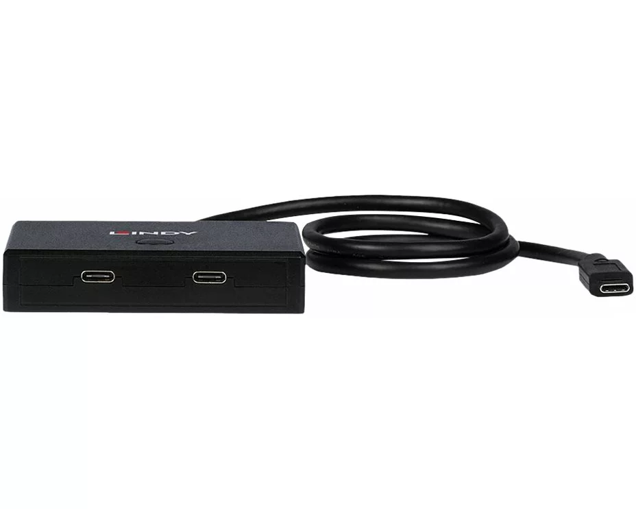 LINDY 2 Port, USB 3.2, Gen 1, Type C, Switch - bidirectional