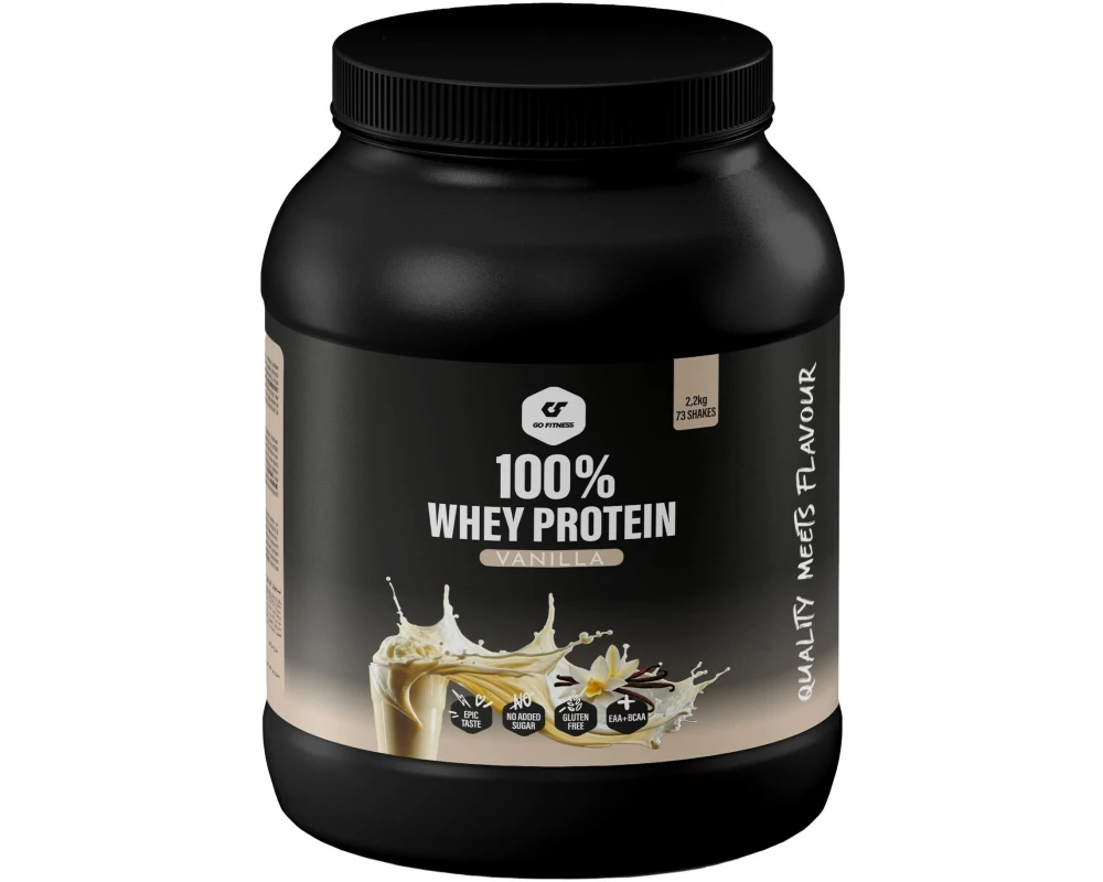 Go Fitness Pulver 100% Whey Protein Vanille 2200 g