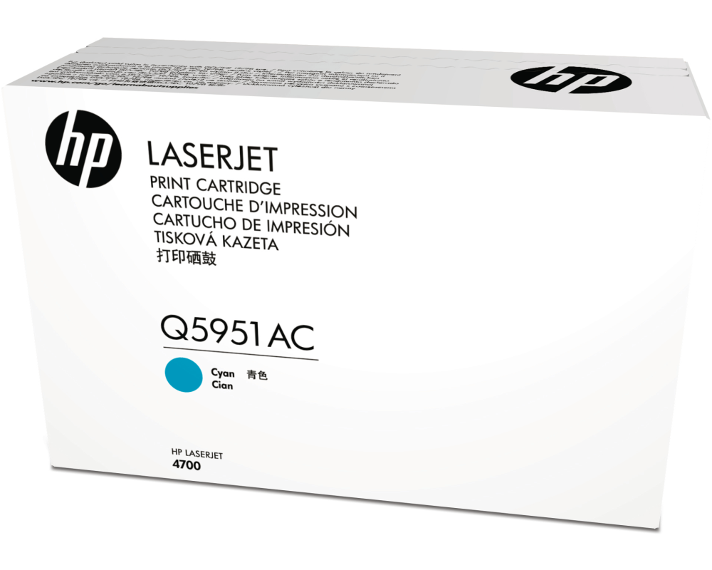 HP Toner-Modul Contract cyan Q5951AC Color LaserJet 4700 10'000 S.