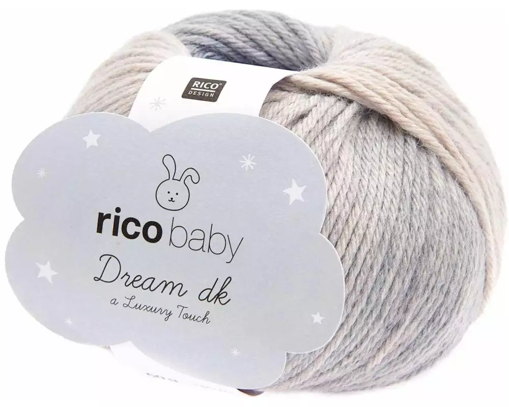 Rico Design Wolle Baby Dream dk 50 g, Steingrau