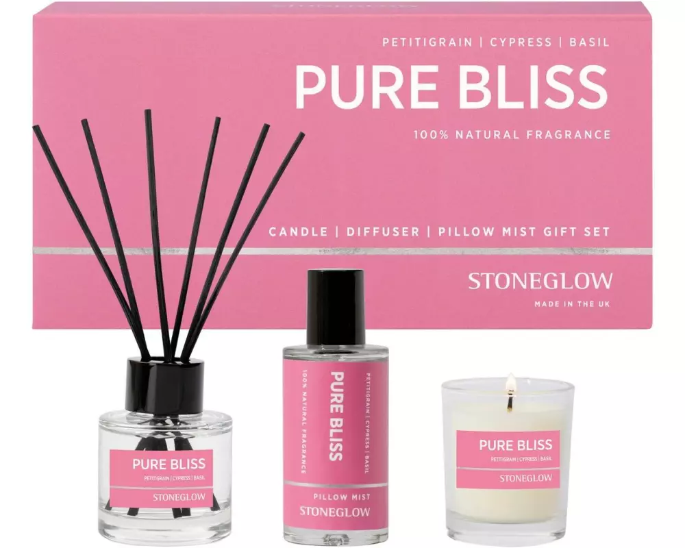 Stoneglow Geschenkset Pure Bliss 3-teilig, 50 ml