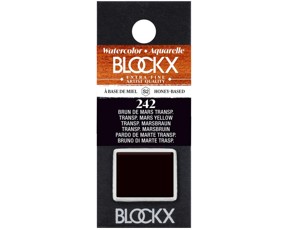 BLOCKX Aquarellfarbe 1.5ml 41242BXC marsbraun transparent