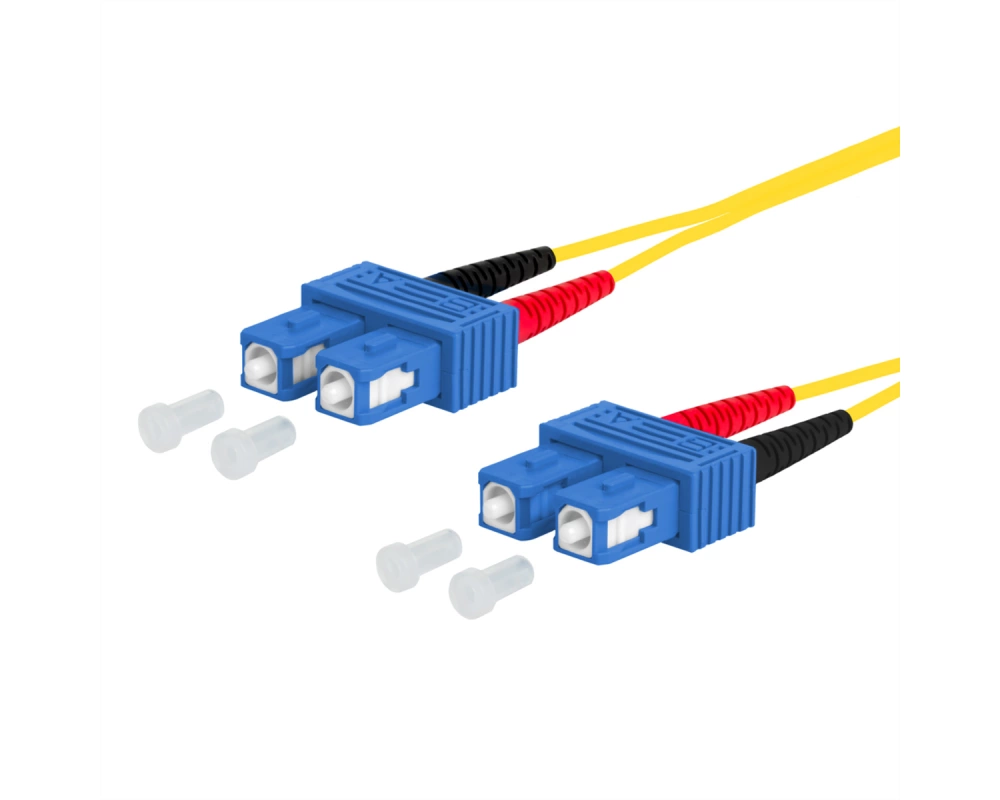 METZ CONNECT OpDAT Patchkabel, SC-D/SC-D OS2, 3 m