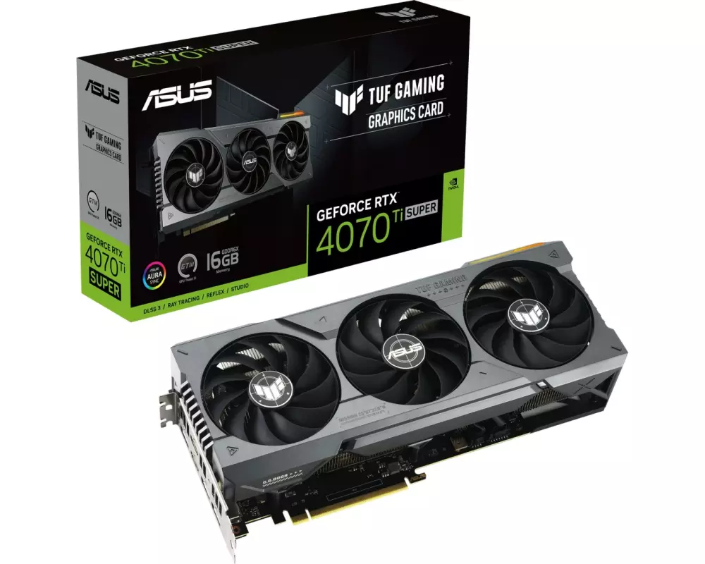 ASUS Grafikkarte TUF GeForce RTX 4070 Ti Super 16 GB