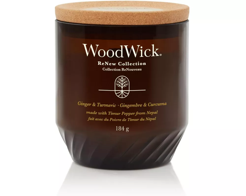 Woodwick Duftkerze Ginger & Tumeric ReNew Medium Jar
