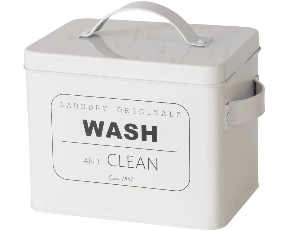 Boltze Waschmittelbox Domestico 4 l, Weiss